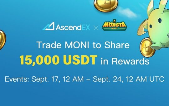 Monsta Infinite Lists on AscendEX – Press release Bitcoin News