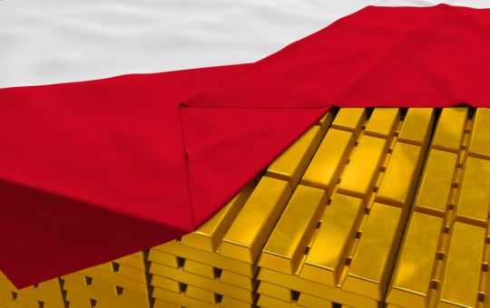 Poland's Central Bank Says It Will Add 100 Tons of Gold to Existing Holdings in 2022