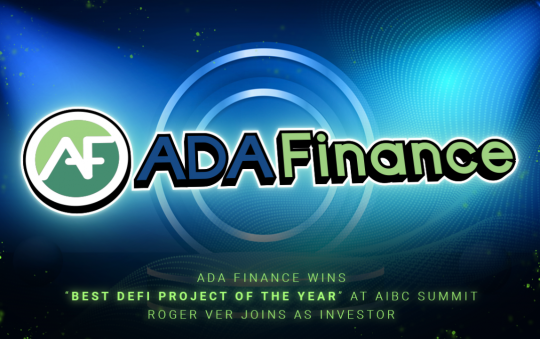 ADA Finance Wins “Best DeFi Project of the Year”