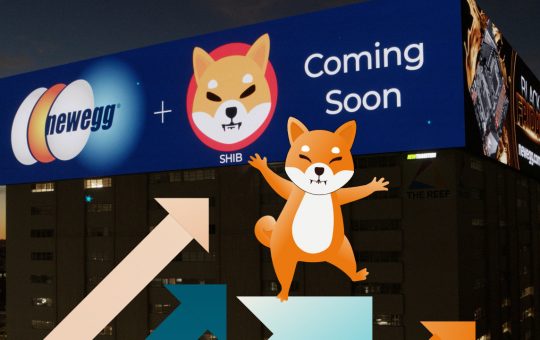 Retail Giant Newegg Unveils Shiba Inu Support on Massive Billboard — SHIB to Be Accepted for Payments in December