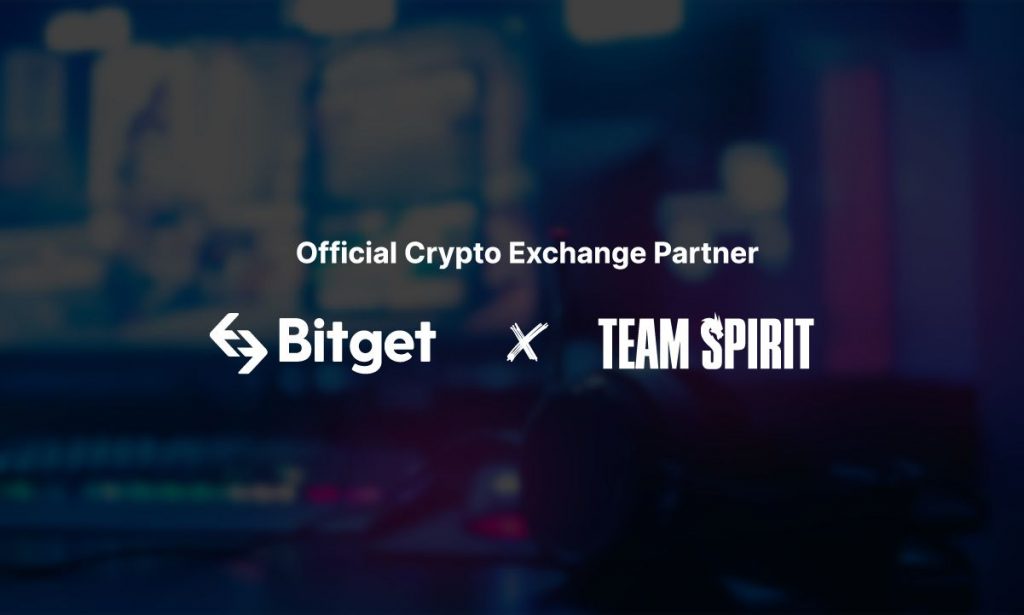 Bitget Signs Sponsorship Deal With Team Spirit as Official Crypto Partner