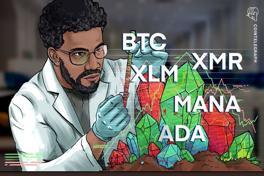 BTC, ADA, XLM, XMR, MANA