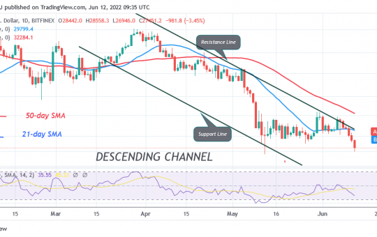 Bitcoin Price Prediction for Today June 12: BTC Price Drops to $26K as Bears Maintain Selling Pressure