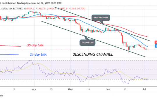 Bitcoin Price Prediction for Today July 2: BTC Price Hovers Above $19k Support