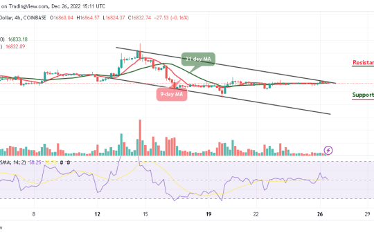 Bitcoin Price Prediction for Today, December 26: BTC/USD Eyes Upside Break Above $17,000