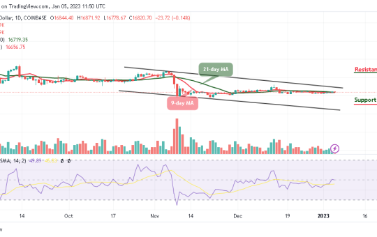 Bitcoin Price Prediction for Today, January 5: BTC/USD Struggles to Hold Above $16,800 Level