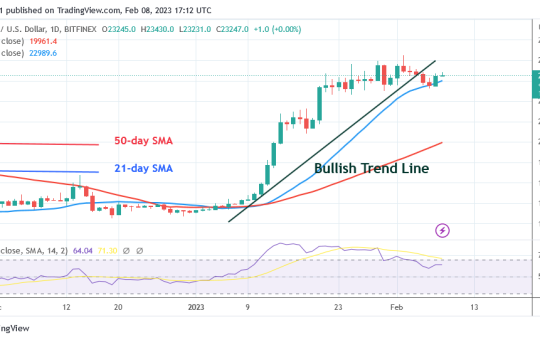 Bitcoin Price Prediction for Today, February 8: BTC Price Rises To Hit $23.4K After a Recent Downturn