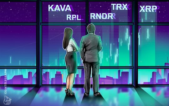 Bitcoin played second fiddle as KAVA, XRP, TRX, RPL and RNDR led the crypto market in May