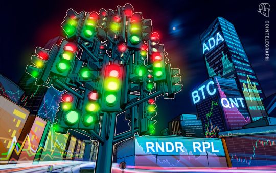 Bitcoin price chart flashes a bullish sign that could lead to breakouts in ADA, QNT, RNDR and RPL