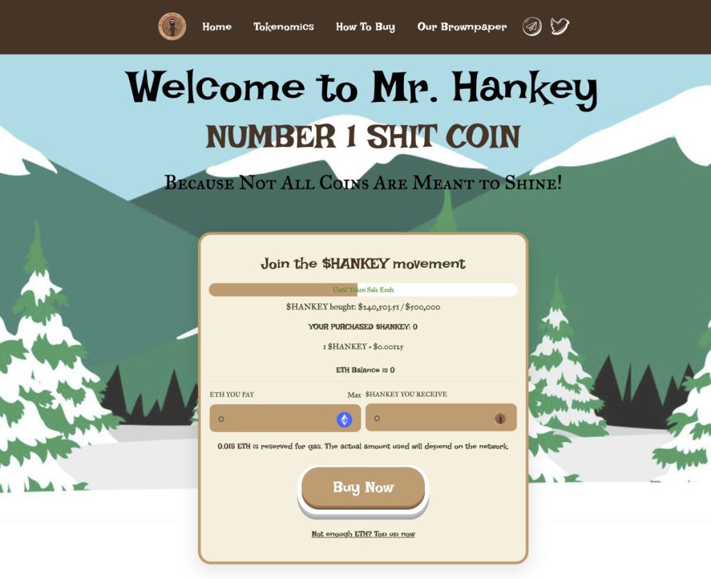 New Shitcoin Presale Raises $200,000 in 30 Minutes – Here’s Why Mr Hankey Coin is the Next 100x Crypto