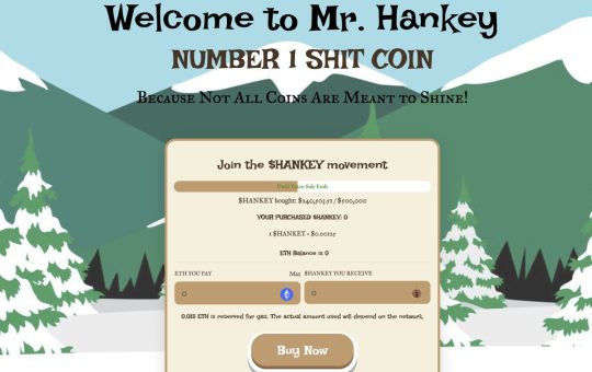 New Shitcoin Presale Raises $200,000 in 30 Minutes – Here’s Why Mr Hankey Coin is the Next 100x Crypto