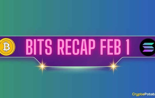 Bitcoin (BTC) Volatility, Solana (SOL) Price Predictions, Shiba Inu (SHIB) Developments: Bits Recap Feb 1