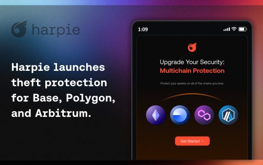 Crypto Security Tool Harpie Expands Theft Protection to Three New Blockchains